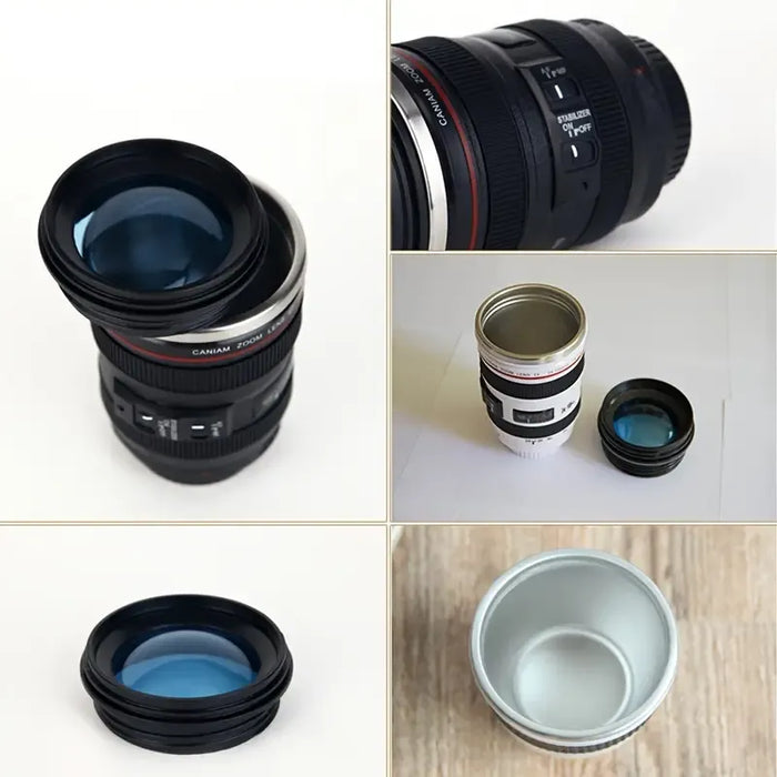 Camera Lens Coffee Mug - Perfect for Traveling Photographers and Home Enthusiasts