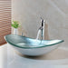 Elegant European Inspired Oval Glass Sink Set for Modern Bathrooms