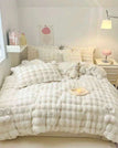 Ivory / Single Size 3pcs / Flat Bed Sheet