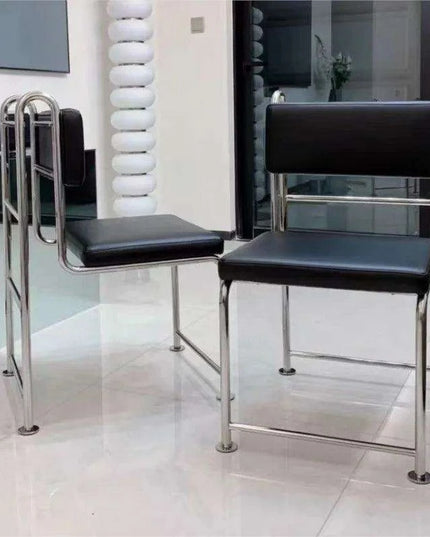 Stylish Retro Stainless Steel Lounge Chair