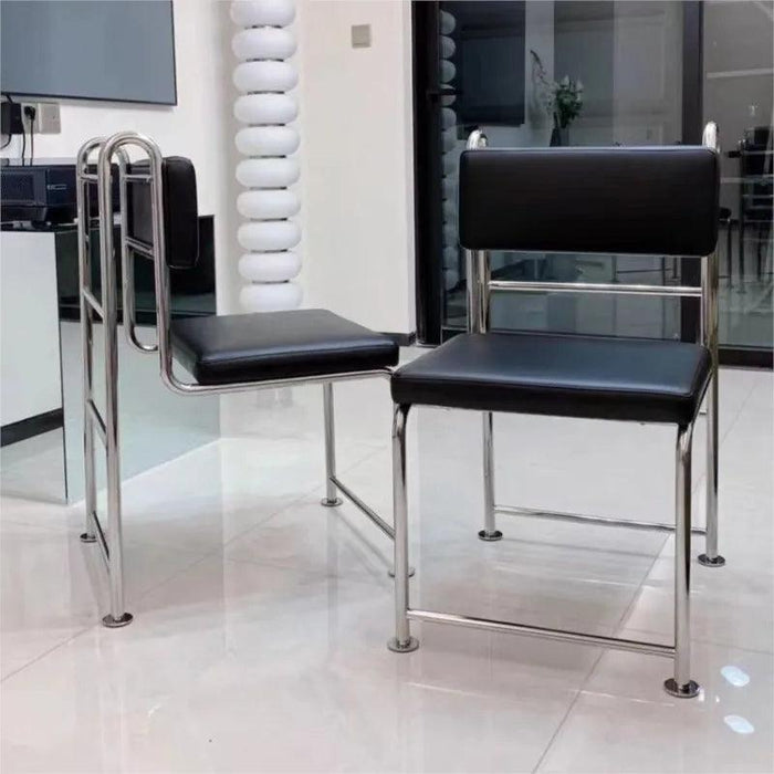 Stylish Retro Stainless Steel Lounge Chair