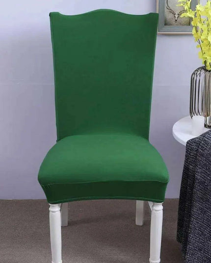 Elegant Nordic Dark Blue Stretch Chair Cover - Premium Spandex/Polyester for Events and Banquets