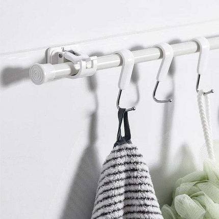 Heavy-Duty Waterproof Curtain Rod Brackets with Easy Peel-and-Stick Installation