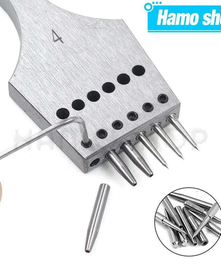Premium Interchangeable Round Chisel Tool Set for Leather Crafting