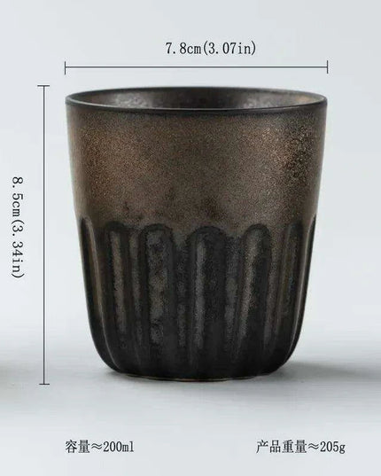 Artisan Japanese Stoneware Gradient Mugs - Ideal for Coffee and Tea Lovers