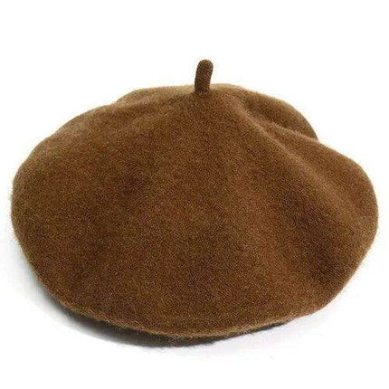 Chic Wool Beret for Women - Timeless Style Meets Cozy Comfort