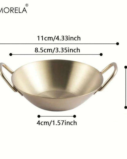 Korean Cuisine Stainless Steel Seasoning Bowls: Elegant Essential for Fine Dining
