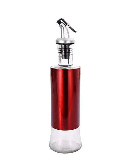Chic Stainless Steel Oil Dispensing and Spice Jar Ensemble - Transform Your Cooking Journey
