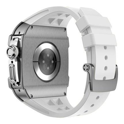 Premium 49mm Stainless Steel Apple Watch Case and Band - Redefine Your Elegance