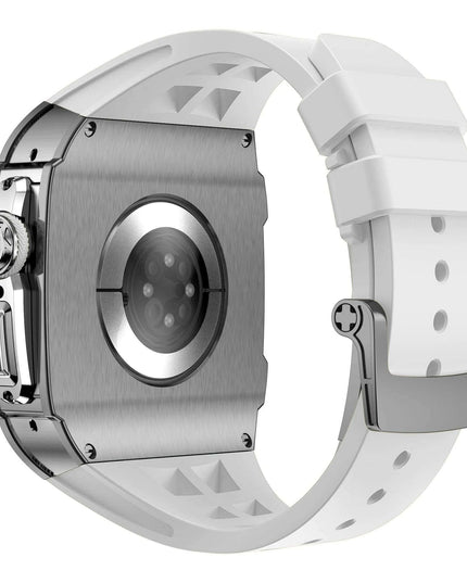 Premium 49mm Stainless Steel Apple Watch Case and Band - Redefine Your Elegance
