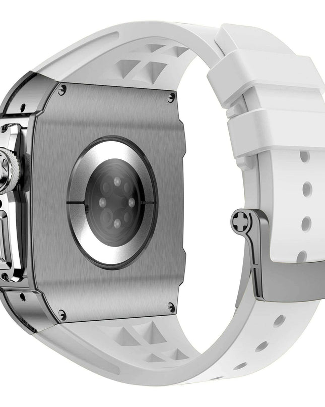 Premium 49mm Stainless Steel Apple Watch Case and Band - Redefine Your Elegance