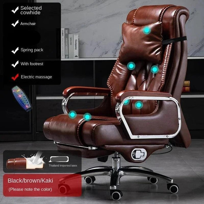 Executive Luxury Leather Office Chair for Unmatched Comfort