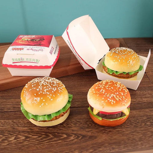 Lifelike Jumbo Big Mac Model - Ideal for Home Decor and Photography
