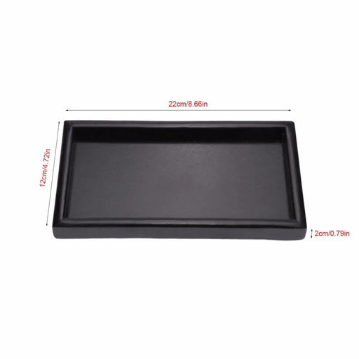 Elegant Rectangular Wooden Serving Tray Set - Eco-Friendly Tea Accessories in 3 Sizes