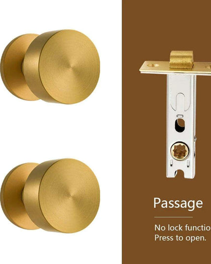 Sleek Serenity Brass Door Handle: Elevate Your Home's Style and Security