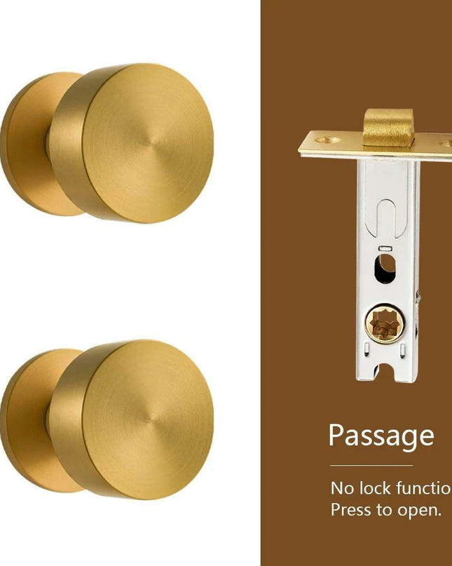 Sleek Serenity Brass Door Handle: Elevate Your Home's Style and Security
