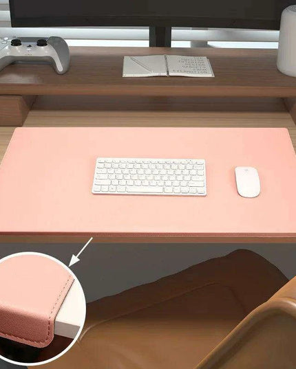 PU Leather Desk Pad with Adjustable Elbow and Wrist Support