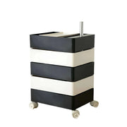 360-Degree Rotating Multi-Layer Storage Organizer - Stylish Movable Cabinet for Magazines and Cosmetics