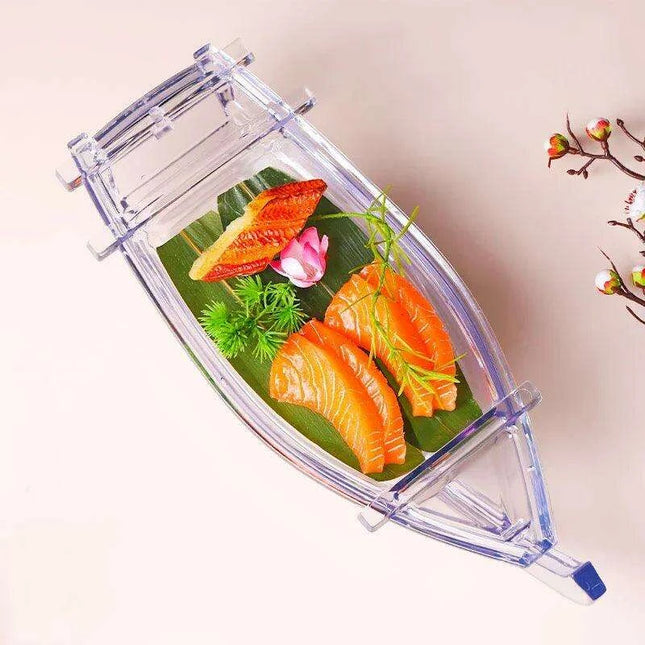 Elegant Sushi Boat Platter Set - Versatile Serving Dish for Asian Cuisine