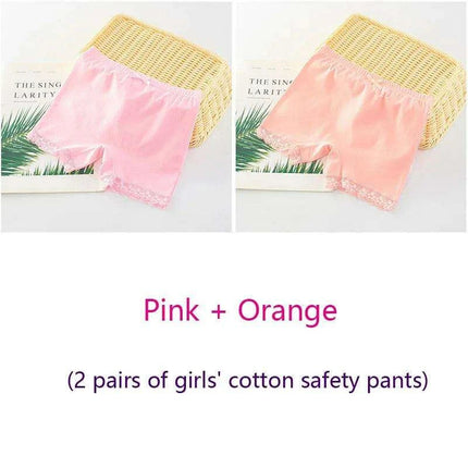 Adorable Cartoon Cotton Briefs for Girls - 2-Piece Underwear Set (Ages 2-11)