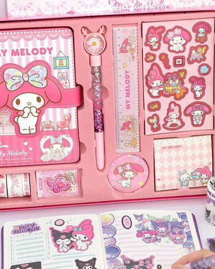 Charming Sanrio Kuromi & My Melody Creative Writing Essentials Set