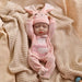 16-Inch Lifelike Reborn Baby Girl Doll - Realistic Full Vinyl Body with Outfit, Ideal for Gifts and Collectors