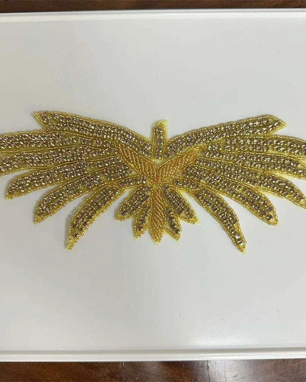 Glimmering Silver Rhinestone Floral Applique: Elegant Fashion Upgrade Accessory