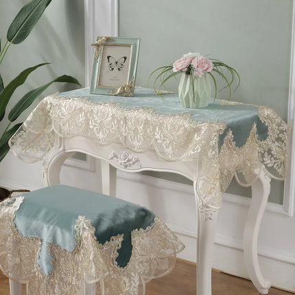 4972015 European Lace Dresser Tablecloth - Elegant Bedroom Cover