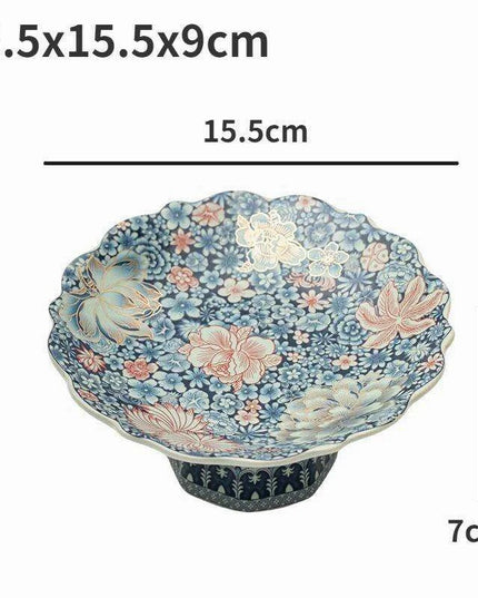 Ru Kiln Celadon Dim Sum Serving Dish - A Chic Addition for Desserts and Snacks