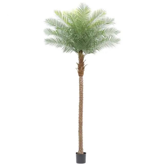 Lifelike Giant Faux Coconut Palm Tree - Ideal Tropical Decoration for Any Space