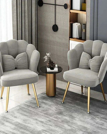 Chic Nordic Velvet Dining Chair Collection - Elegant Home Seating Solution