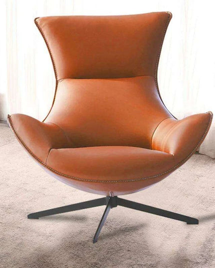 Scandinavian Leather Lounge Chair: A Stylish Seating Solution for Modern Comfort