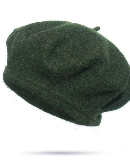 Elegant Wool Beret - Classic Winter Accessory for Women and Teens