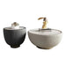 Sleek Bowl-Shaped Slate Coffee Table for Modern Living Areas