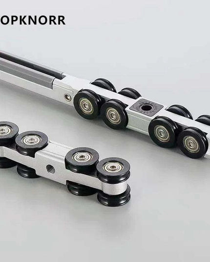 Tranquil Motion Black Elegance Sliding Door System Kit