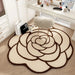 Floral Elegance Plush Carpet - Soft & Stylish Home Decor Piece