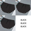 black-black-black / M (Fits 40kg-55kg) / 3pcs
