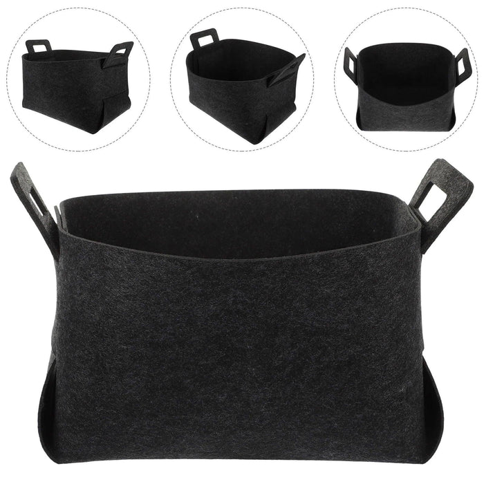 Versatile Foldable Polyester Laundry Basket - Organize Clothes and Toys with Ease