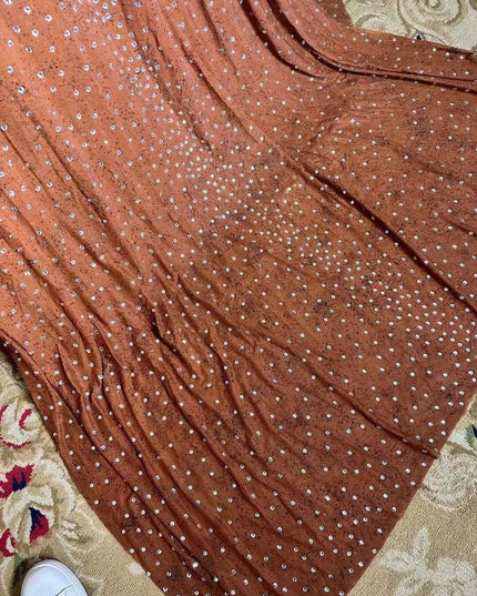 Glamorous Dubai-Inspired Rhinestone Cape Gown for Women