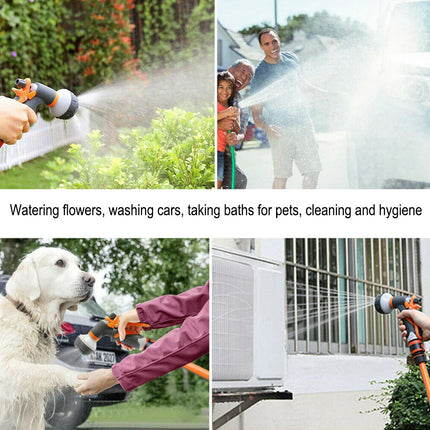8-Mode High Pressure Garden Hose Nozzle