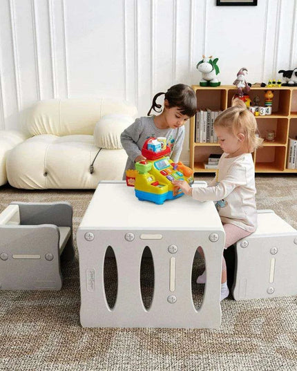 Versatile 3-in-1 Kids Furniture Set: Table & Chair Combo for Growing Children