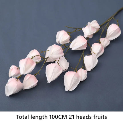 XUELY 21 Heads Foam Lantern Flower Branch - Wedding & Home Decor