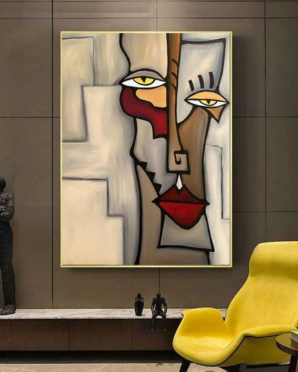 Picasso Inspired Canvas Art - Elegant Décor for Art Aficionados