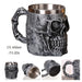Skull Knight Tankard Stainless Steel Resin Beer Mug - Halloween Viking Tea Pub Decor
Unique Skull Knight Tankard: High-Quality Stainless Steel & Resin Beer Mug