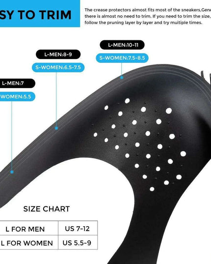 Sneaker Guardian - Universal Crease-Defying Shoe Support for Air Force and Athletic Sneakers