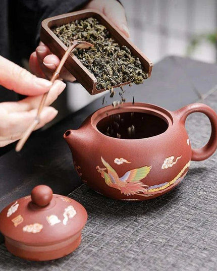 Artisan Authentic Teapot with Magical Color-Changing Infuser - Elevate Your Tea Ritual