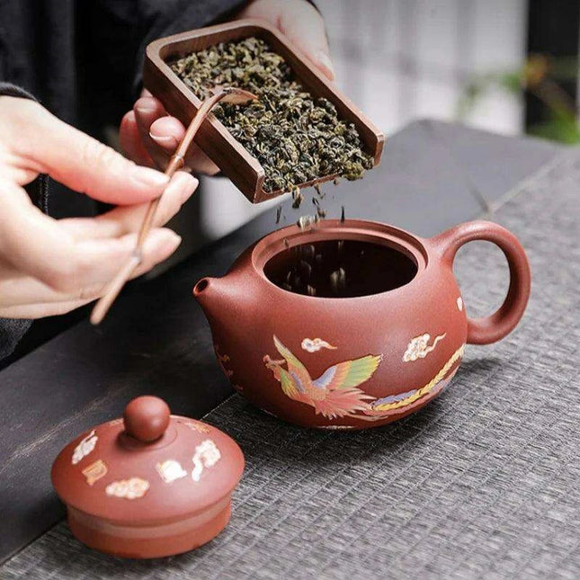 Artisan Authentic Teapot with Magical Color-Changing Infuser - Elevate Your Tea Ritual