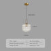 Scandinavian-Inspired Minimalist Glass LED Pendant Lights - Elegant Japanese Design for Home Interiors