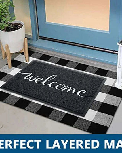 Stylish Indoor/Outdoor Doormat | Premium 30"x17.5" Elegant Welcome Mat for Home