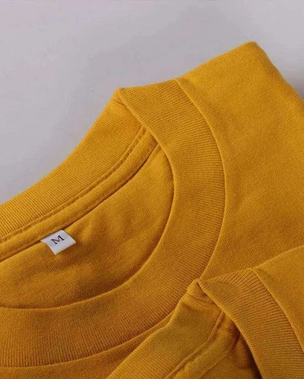 300gsm Premium Cotton Unisex Short-Sleeve T-Shirt - Pure White Blank Tee for Wholesale